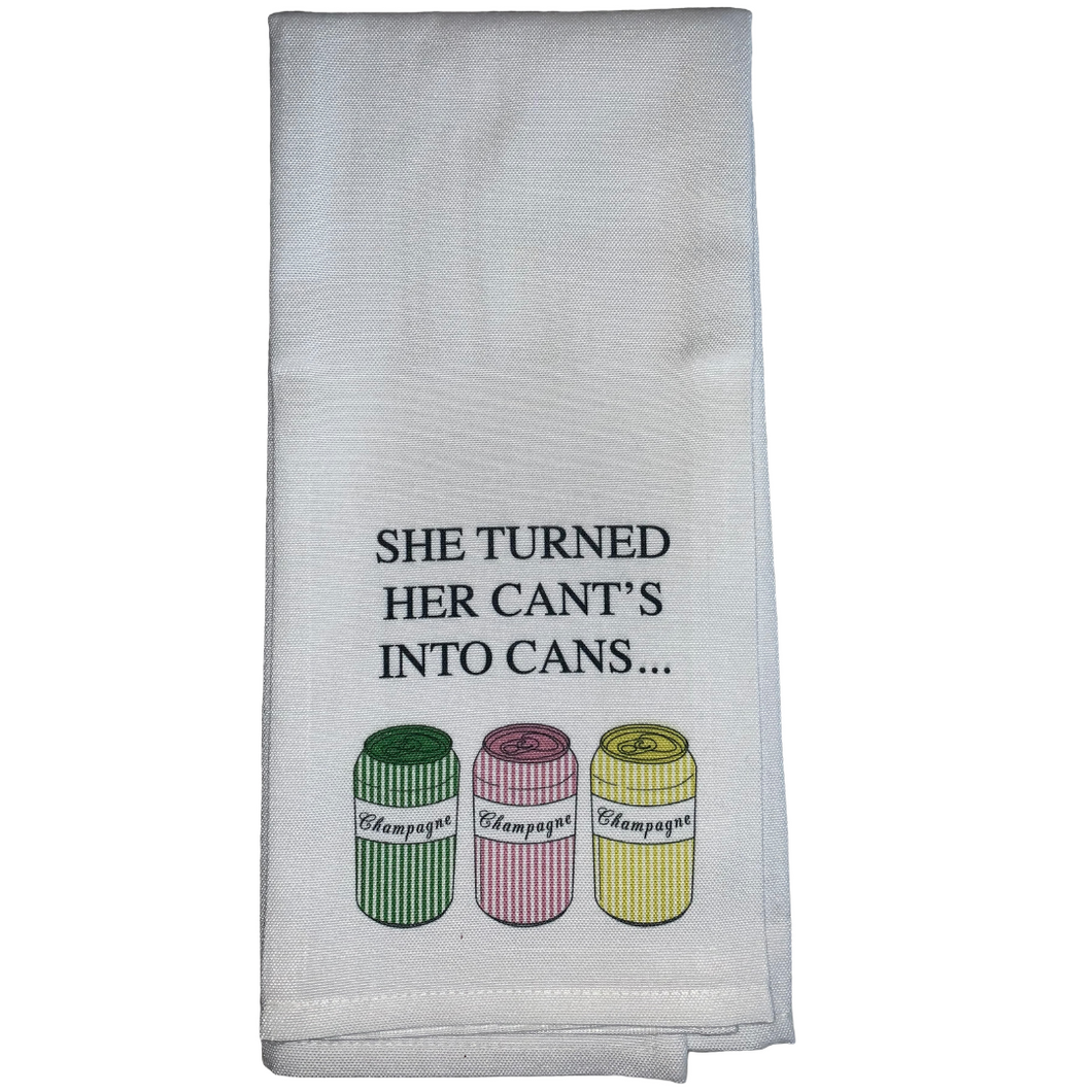 She Turned Her Cant's Kitchen Towel