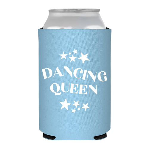 Dancing Queen Blue Can Cooler - Girls