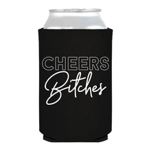 Load image into Gallery viewer, Cheers Bitches Cheeky Girls Trip / Bachelorette Can Cooler/ Koozie