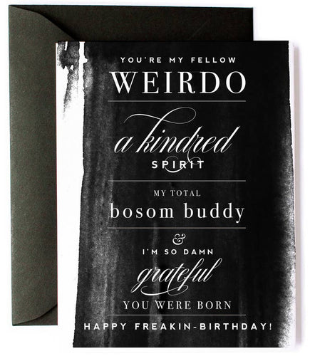 Bosom Buddy Funny Birthday Card