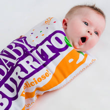 Load image into Gallery viewer, Fast Food Baby Burrito Swaddling Blanket