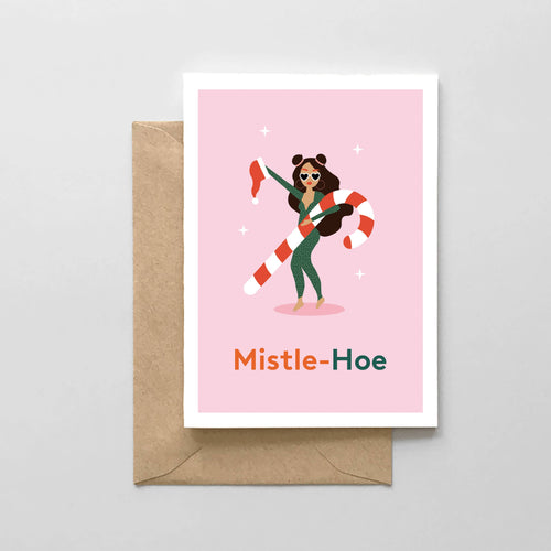 Mistle-hoe card