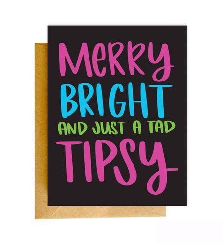 Tipsy Holiday Card