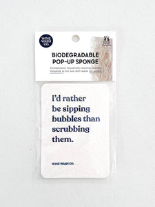 Biodegradable Pop-Up Sponge - Scrubbing Bubbles