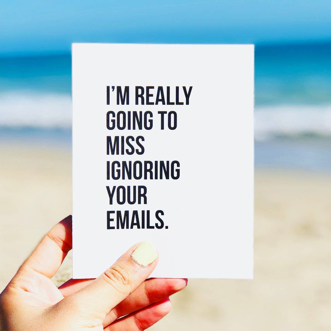 Emails - Funny Office Card