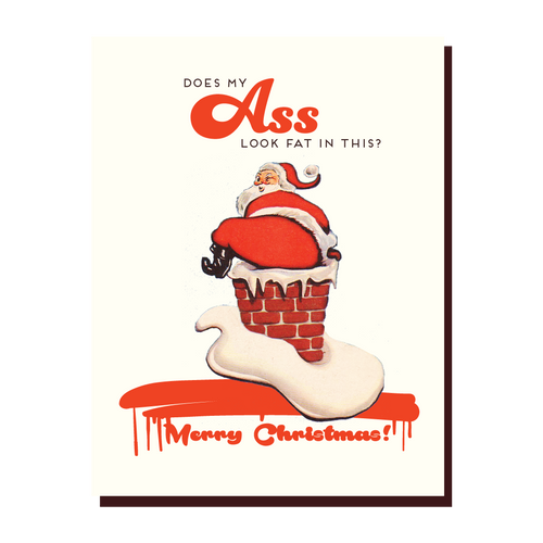 BIGASS SANTA Card