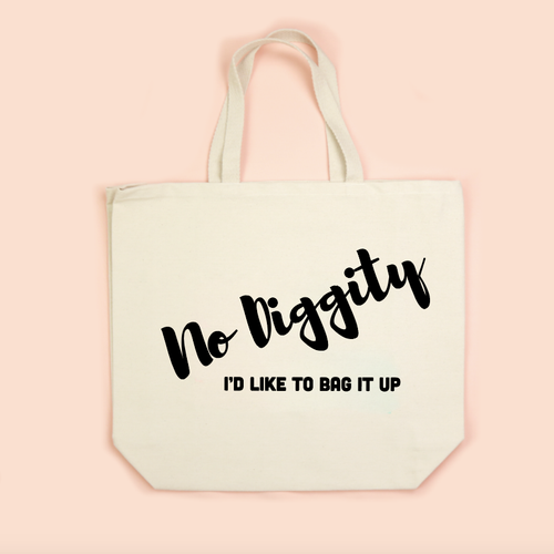 No Diggity Tote Bag