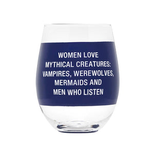 Mythical Creatures Wine Glass