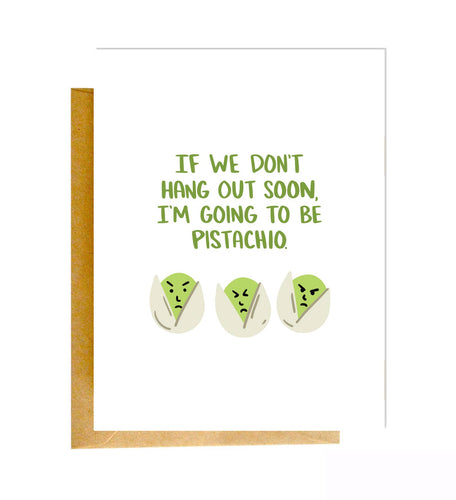 Pistachio Card