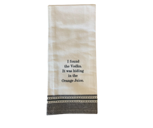 Load image into Gallery viewer, Found The Vodka Kitchen Towel