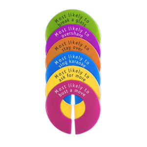 Capabunga GlassWhere™ Set of 6 Colored Slogans