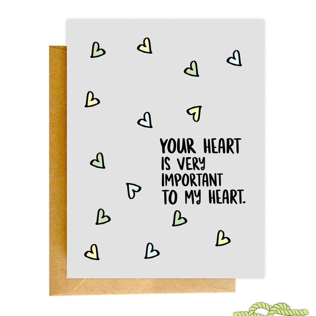 Your Heart Is Important Card